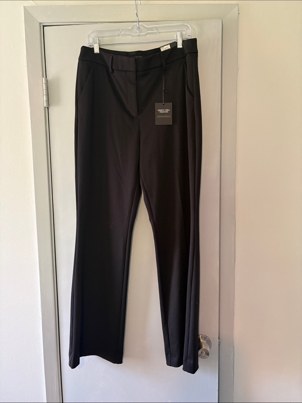 Simply Vera Vera Wang Black Twill Pants